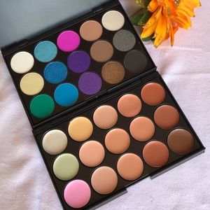Bundle colors Eyeshadow & Face Concealer Palettes